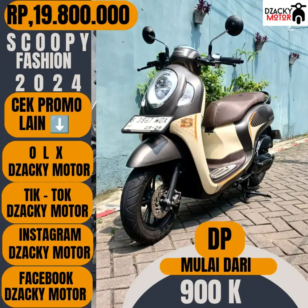 SCOOPY FASHION 2024  SECOND LIKE NEW