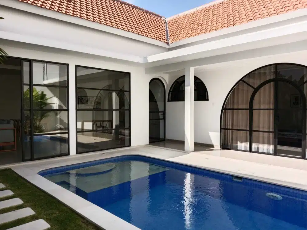 Yearly Bright Villa Canggu 2 Bedroom Furnished