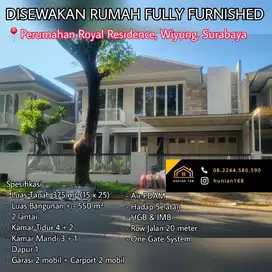 SEWA Rumah Perumahan Royal Residence Resident Wiyung Surabaya Barat