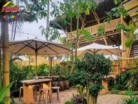 Dijual Resto Tepi Sawah Produktif Full Furnished di Licin - Banyuwangi