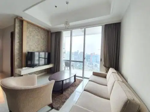 Dijual cepat apartemen Denpasar residence,full furnished 2 bedroom