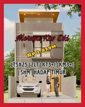 Wilson Rumah baru hadap timur di meruya uk 5x25