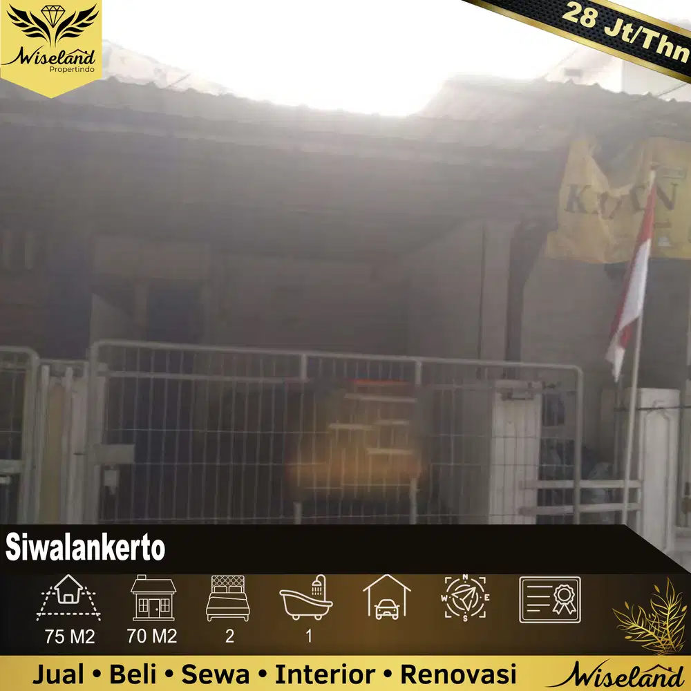Disewakan Rumah Siwalankerto Surabaya