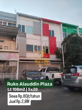 Disewakan ruko alauddin plaza dekat mcd