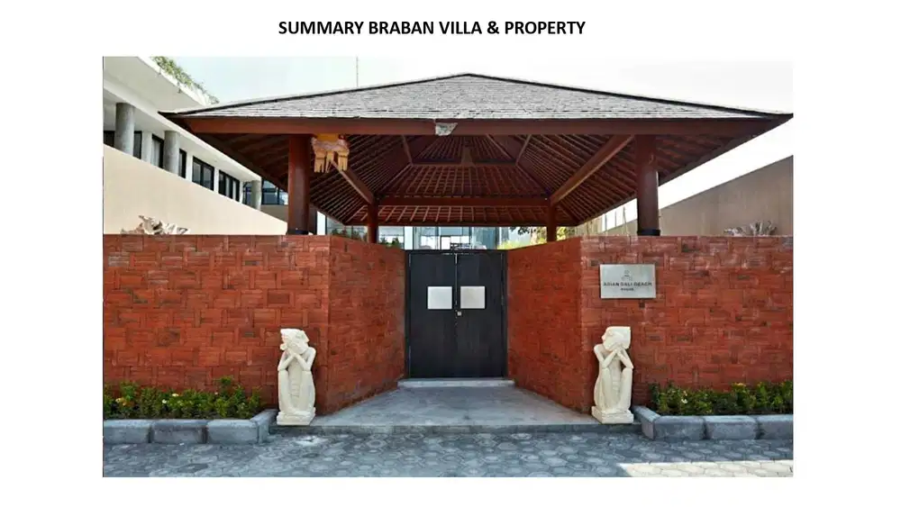 Dijual Villa Luas 3000 m2 di Beraban Tabanan Bali Ada 4 Kamar Tidur