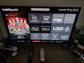 Murah smart tv coocaa 40s5c layar 40in masih bagus
