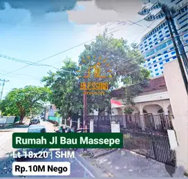 Rumah komersil poros jalan bau massepe dekat losari