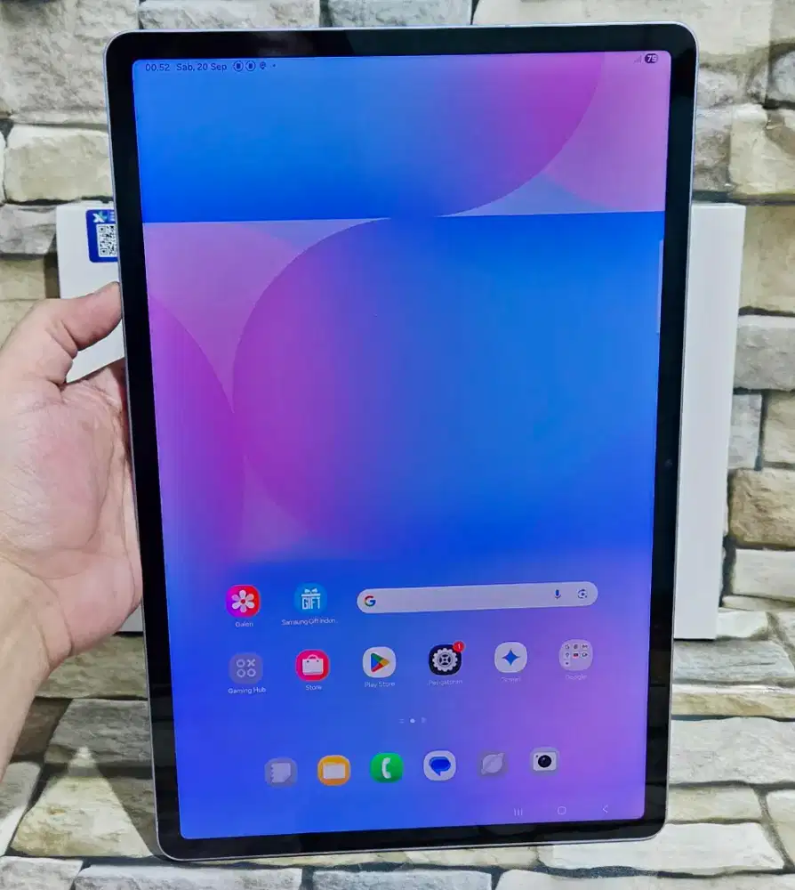 Samsung Tab S10 FE Plus 5G 12/256 Blue Fullset Segel Normal Mulus 99%