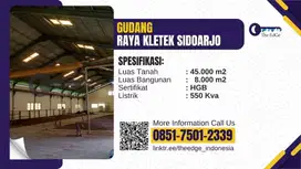 Jual Gudang Raya Taman Sidoarjo Hitung Tanah Dekat Tol Waru - The EdGe