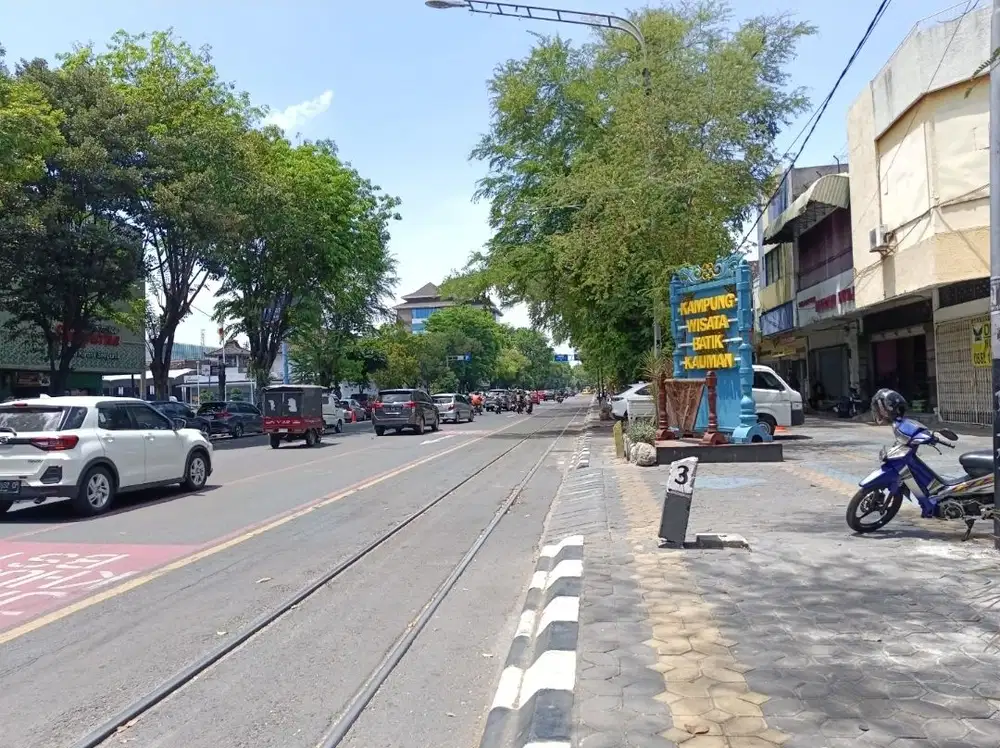 Tanah jalan Slamet Riyadi 198Mt, Ld 13Mt, Kauman, Pasar Kliwon, Solo