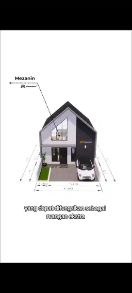 4 Unit Rumah Baru Type Mezanine Indent STU 3 Bulan di Medokan Sawah