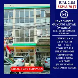 Ruko Raya Wisma Gunung Anyar Wiguna Dkt Semolowaru Nginden MERR