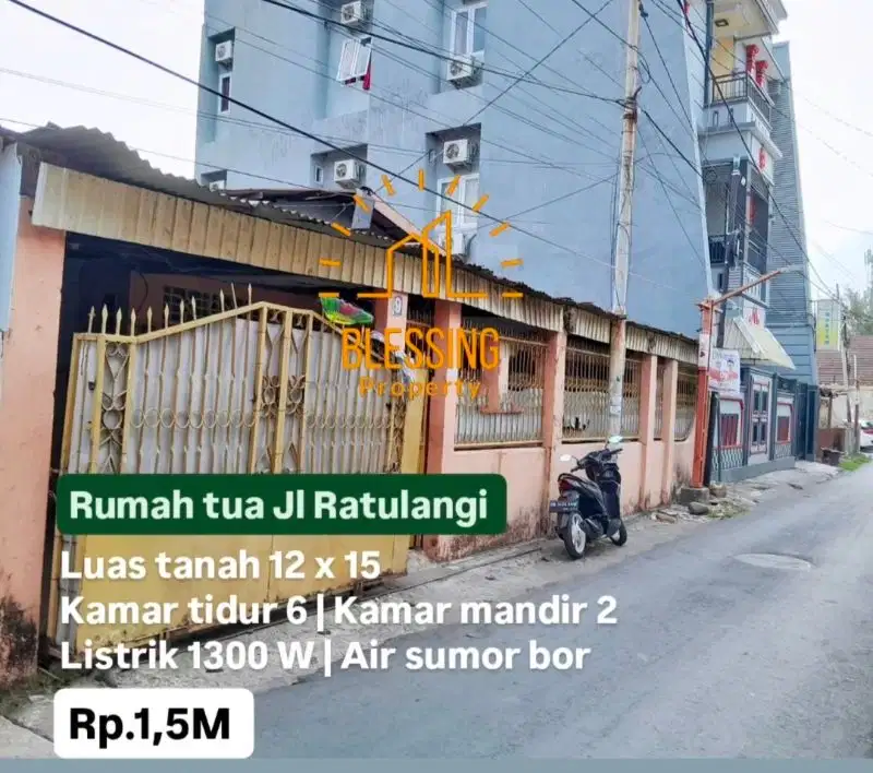Rumah tua jalan ratulangi makassat