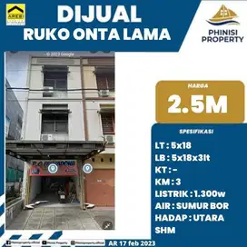 DIJUAL RUKO MURAH DI JL. ONTA LAMA