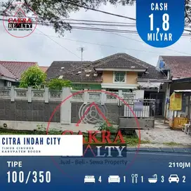 2110jm.Rumah Murah Luas 350m2 di Boulevard Citra Indah City