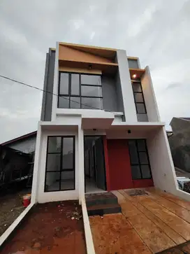 Rumah 2 lantai Cantik Modern selangkah ke stasiun jurangmangu