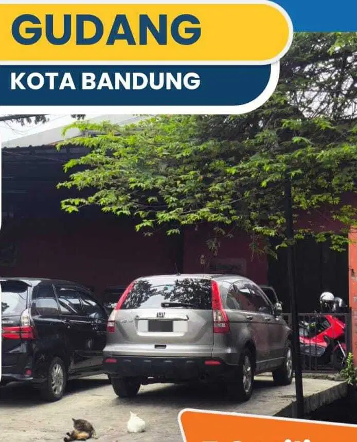 DILELANG MURAH Gudang Strategis SHM di Jalan PSM No. 40, Bandung
