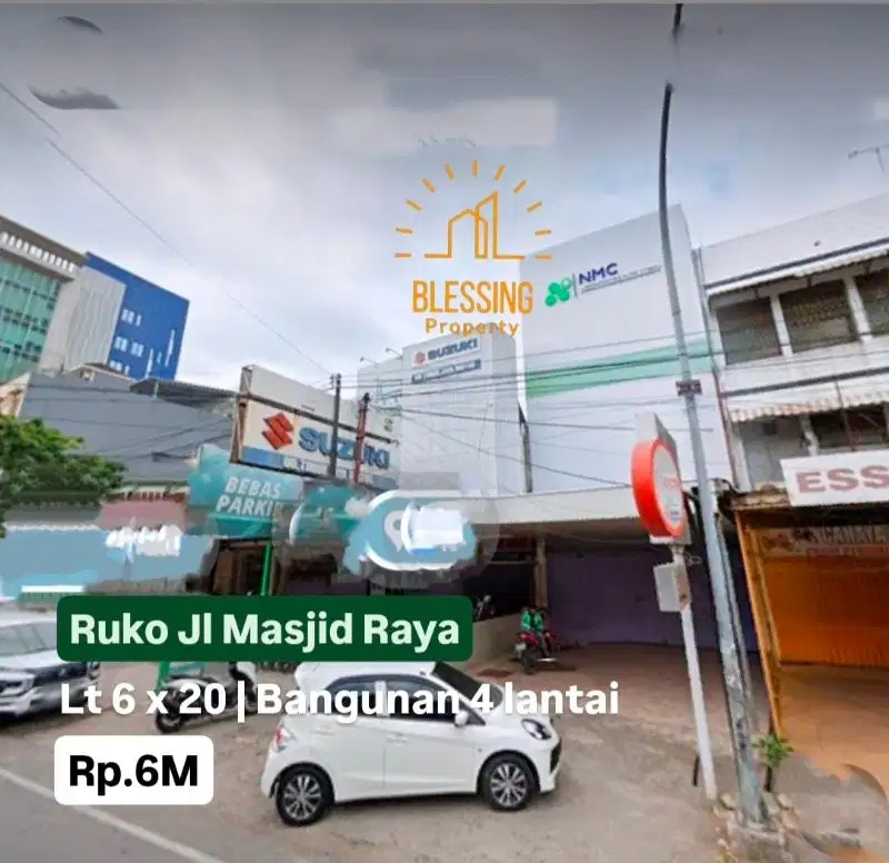 Ruko jalan masjid raya dekat suzuki