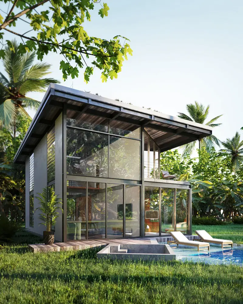 SLEEK GEOMETRIC VILLA IN THE HEART OF UBUD