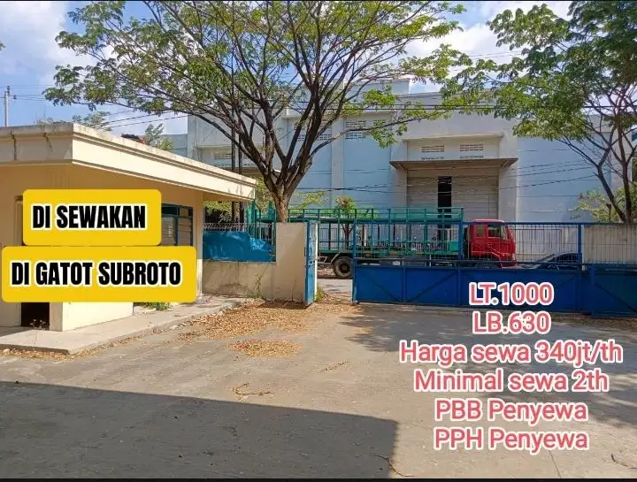 DISEWAKAN GUDANG KIC/ GATSU SEMARANG BARAT