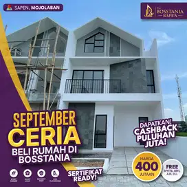 Bosstania Sapen : Rumah Skandinavian 7 menit ke UNS