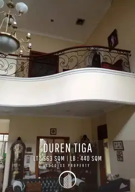 Rumah Duren Tiga dalam Komplek Bebas Banjir & 1 Gate Sistem