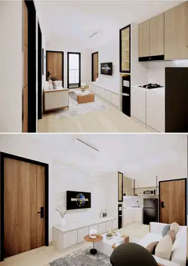 DIJUAL Apartmen Delft 3Bedroom Corner Full Furnish