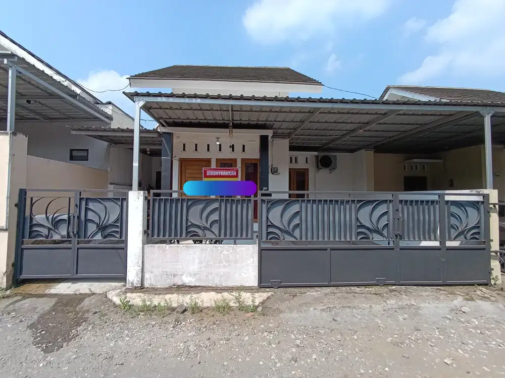 Disewakan rumah dalam cluster di selatan Kampus UII