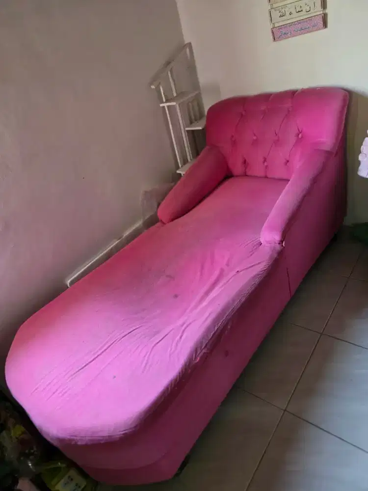Sofa preloved pink