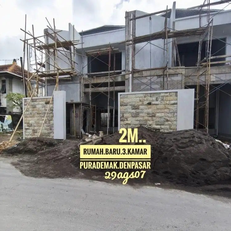 Jual Rumah Baru ready 3 kamar Pura Demak Monang Maning Denpasar Bali