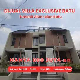 Dijual Villa Modern Kolam Renang Dekat Alun-alun Batu