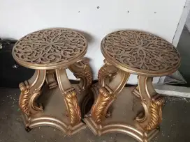Dijual Cepat Meja Bundar Ukir Jati