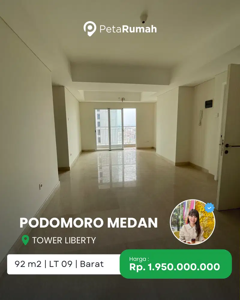 DIJUAL RUGI APARTEMEN PODOMORO TOWER LIBERTY
