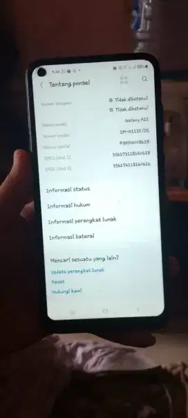 Hp samsung A11 ram3/32