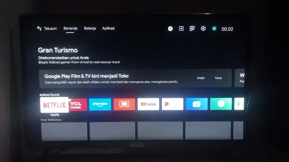 TV TCL Android 32inc Mulus