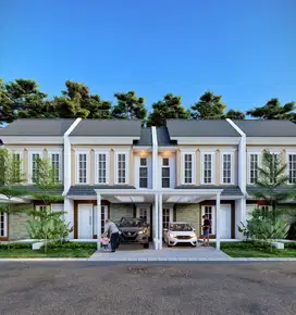 RUMAH 2 LANTAI LOKASI STRATEGIS HARGA EKONOMIS DP 0% FREE BIAYA-BIAYA