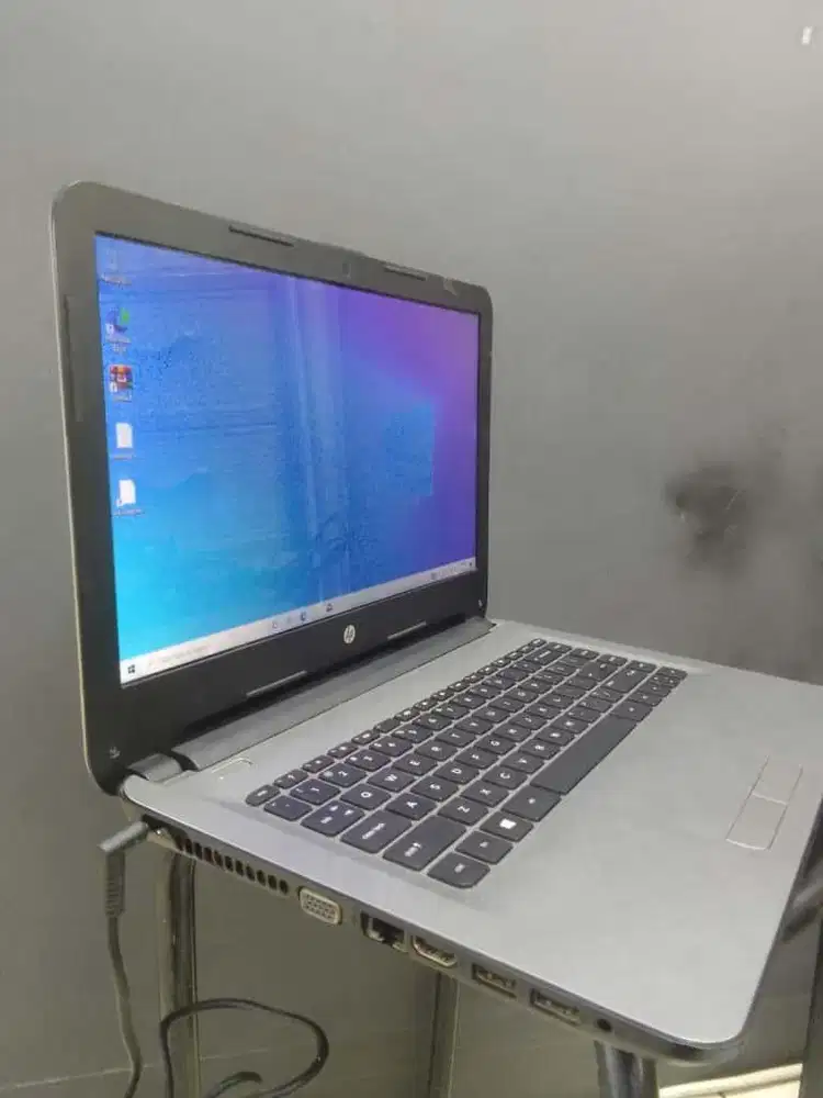 Laptop hp slim 14 intel ram 8gb siap pakai