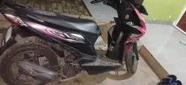 DIJUAL SECOND MOTOR BEAT 2018 UNGU MAGENTA NEGO AMANNNN!!!