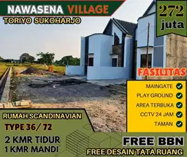 RUMAH CLUSTER BARU LOKASI DEKAT PUSAT KOTA SUKOHARJO HARGA TERJANGKAU