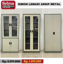 Lemari arsip bahan besi metal