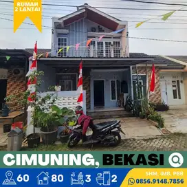 Rumah dijual 2 Lantai Asri, Cimuning, Mustika Jaya, Bekasi 12 menit Grand Wisata