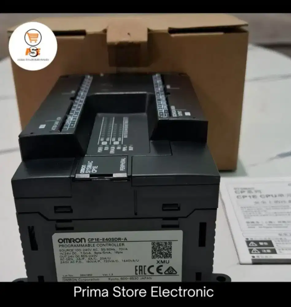 PLC OMRON CP1E-E40SDR-A CP1E E40SDRA