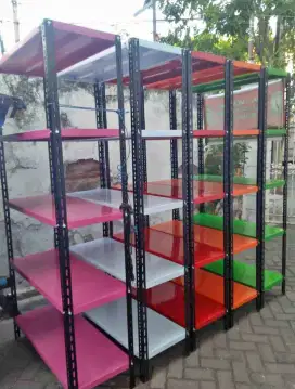 Rak besi siku rak gudang rak susun