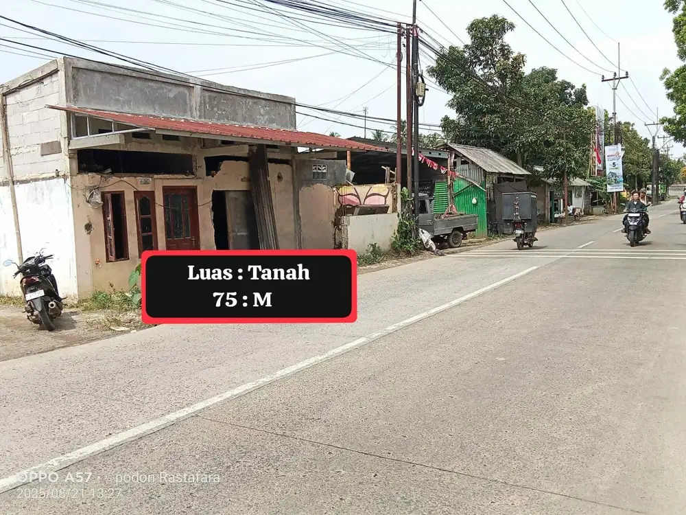 RUMAH MURAH DAN STRATEGIS DI JALAN UTAMA BANTAR KAMBING BOGOR