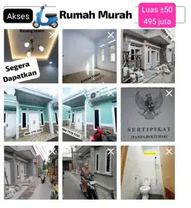 Rumah murah strategis siap huni