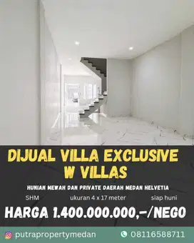 DIJUAL VILLA EXCLUSIVE DAN PRIVATE W VILLAS