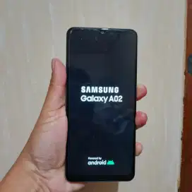 HP samsung A02 3-32 silver bekas