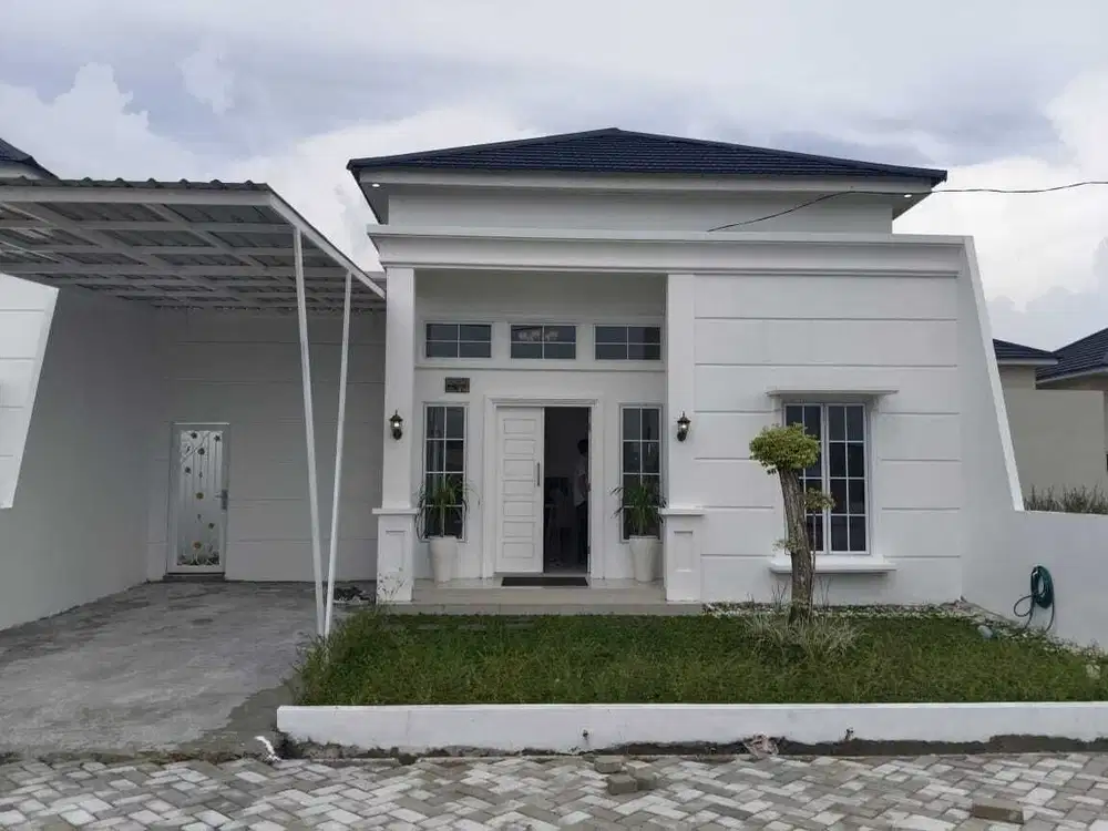 DIJUAL RUMAH CLUSTER KONSEP RUMAH KLASIK TYPE 50 LOKASI JL. KAPAU SARI