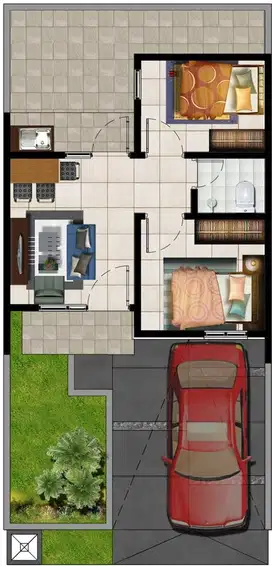 Dijual Cepat Rumah Siap Huni 2KT 1KM, Metland Cileungsi, Cluster Ayana