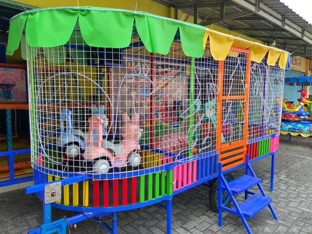 Odong odong kereta Panggung Tayo MIX Tayo | Mandi Bola 2 OOG Jari jari